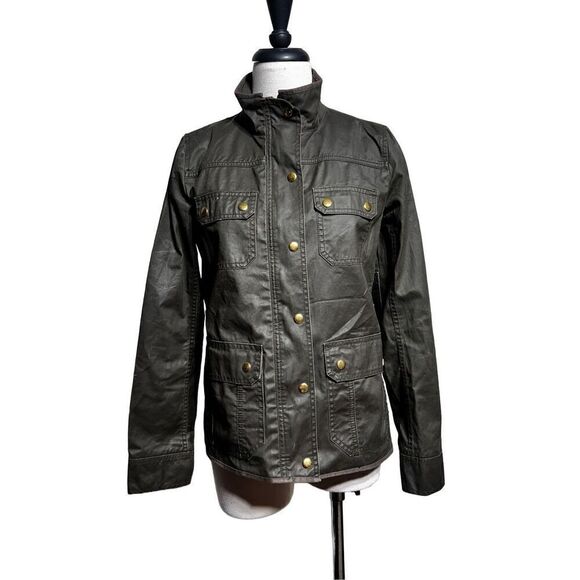 J. Crew Green Downtown Field Jacket Size Small - Picture 1 of 4